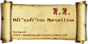 Mészáros Marcellina névjegykártya